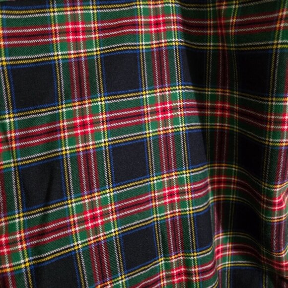 Talbots Celebrating Plaid Blue Green Red Wool Blend Ankle Pants Size 16p - Picture 4 of 7